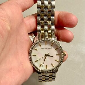 Michael Kors Two-Tone Silver and Gold Watch